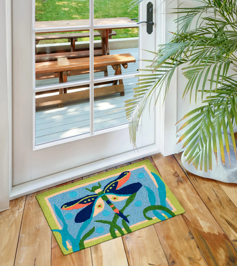 Fancy Dressed Dragonfly Jellybean® Rug 20" X 30"