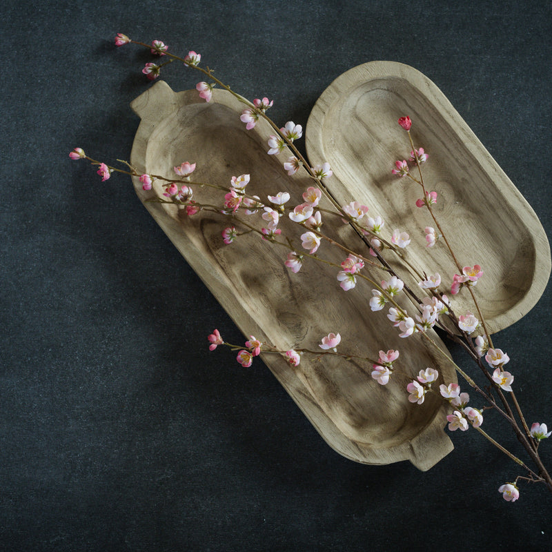 42.75" PINK & WHITE PLUM BLOSSOM SPRAY