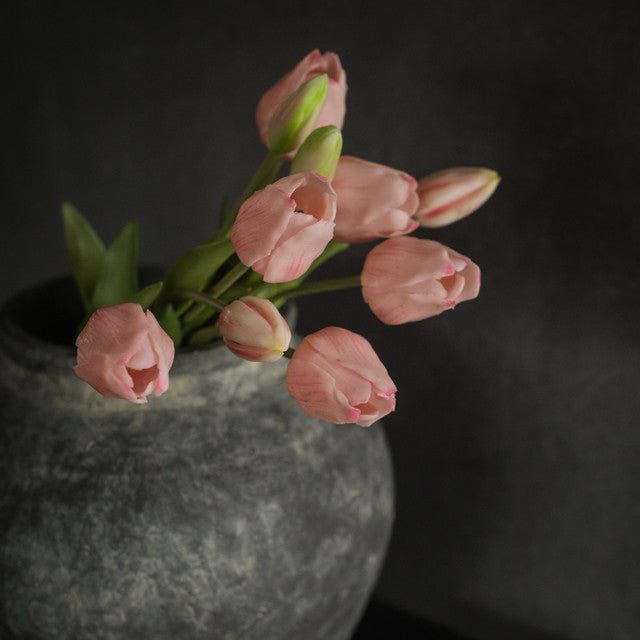 15.75" PINK TULIP BUSH