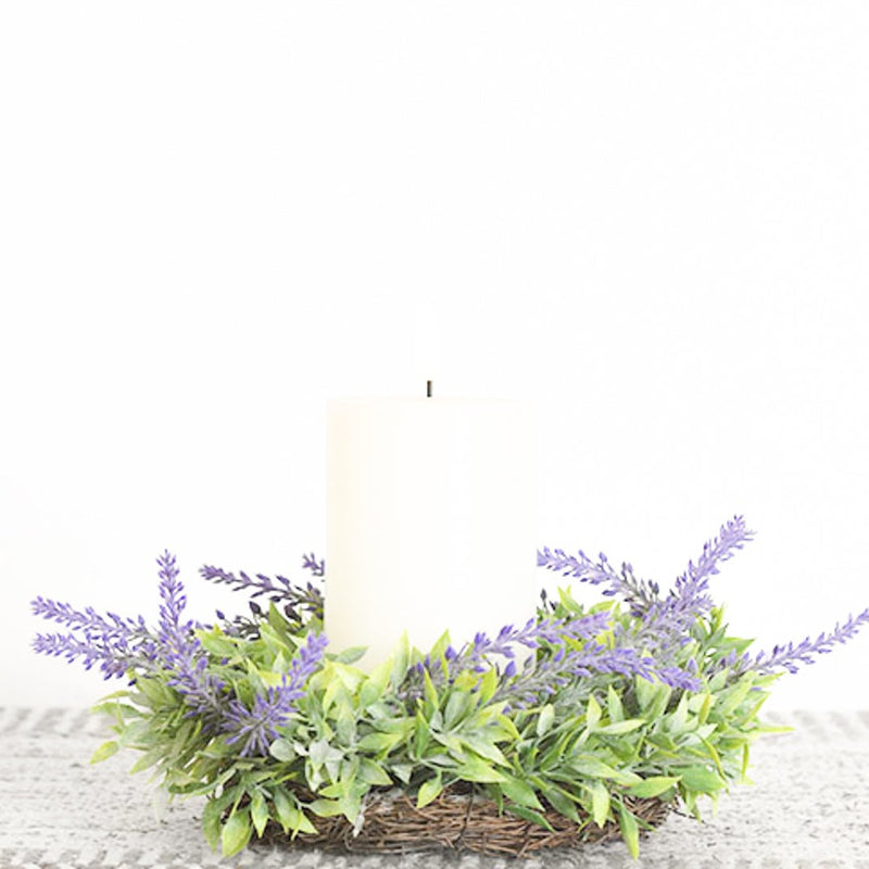 Lavender Wreath