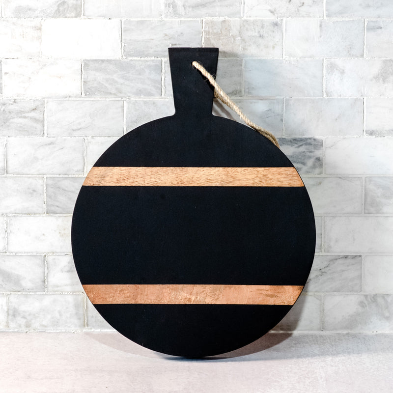Black Deco Serving Board