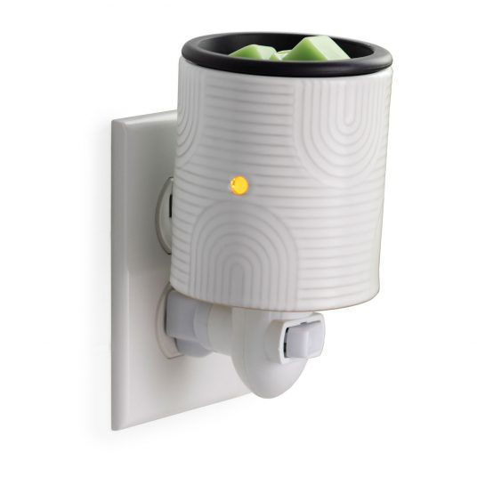 Pluggable Flip Dish Wax Warmer - Arch Deco