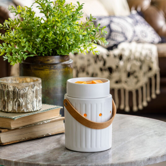 Illumination Wax Warmer - Leather Handle