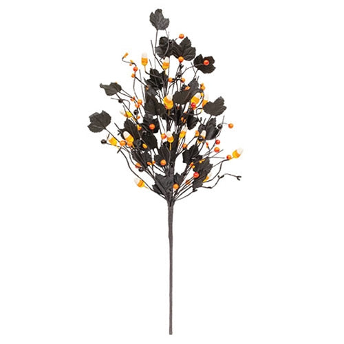 Spooky Candy Corn & Berries Spray