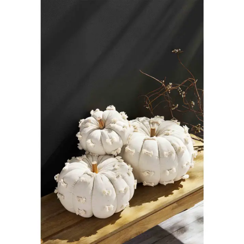 Dot Fabric Pumpkin
