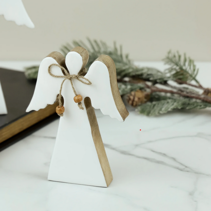 Wood Enamel Angel Dear Yesteryear