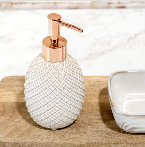 White Diamond Soap Pump