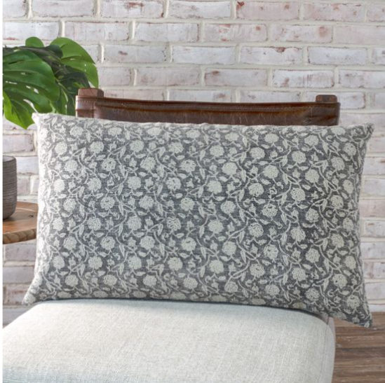 14X24 Floral Pillow