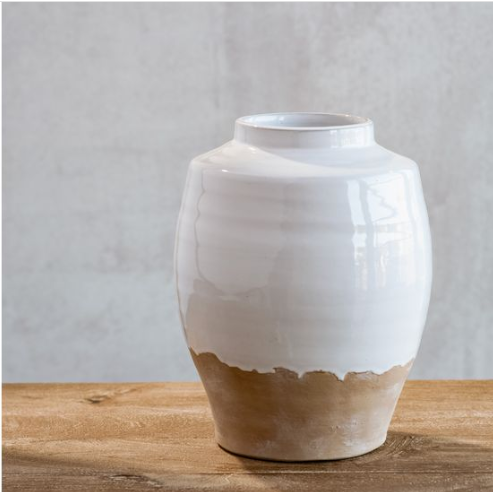 White / Sand Bouquet Vase