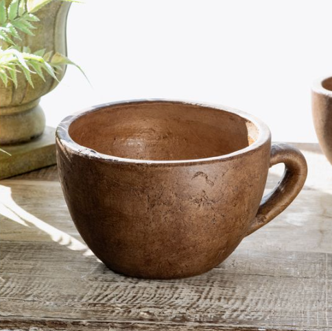 Terra Cotta Tea Cup Planter