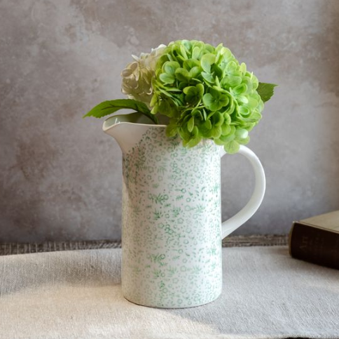 Delicate Floral Pitcher