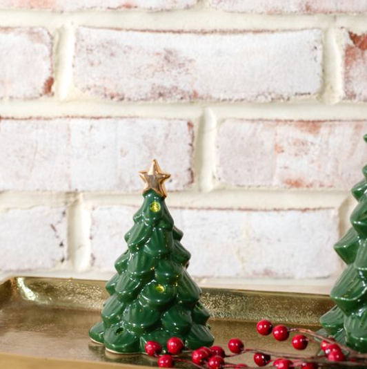 LED Green Tree w/ Star