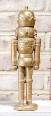 12.25" Gold Nutcracker