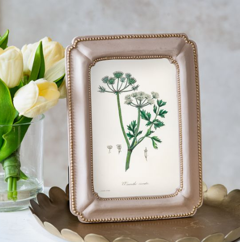 Pale Pink Inlay Photo Frame