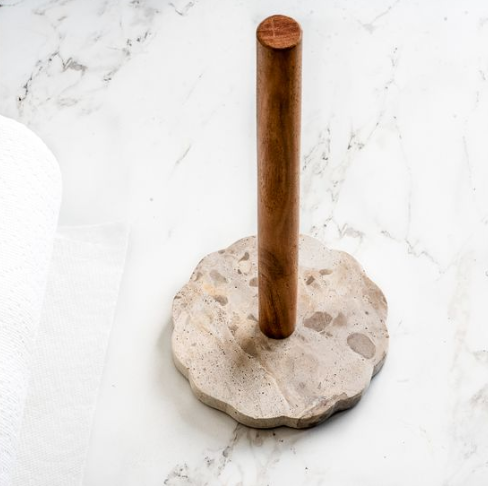 Leopard Marble Paper Towel Holder