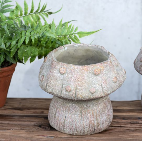 Verdi Copper Mushroom Planter