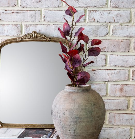 28" Burgundy Leaf Stem