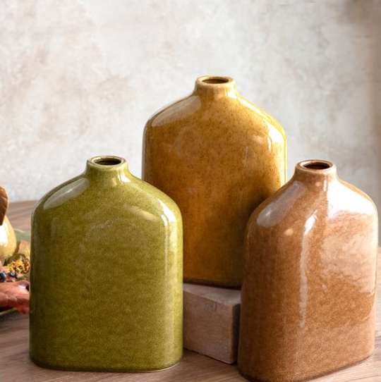 9.7" Autumn Color Ceramic Vase