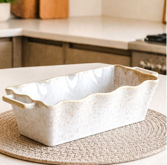 Scallop Edge Baking Dish