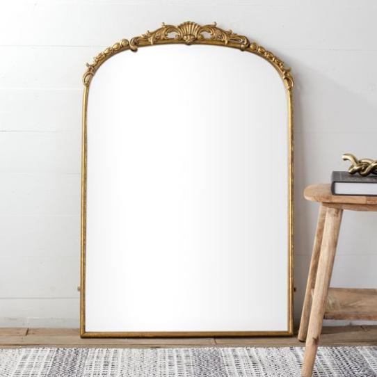 Vintage Style Mirror - Gold