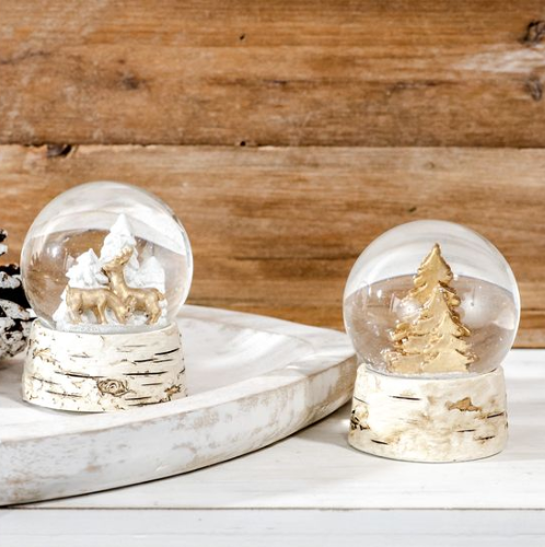Mini Deer  / Tree Snowglobe