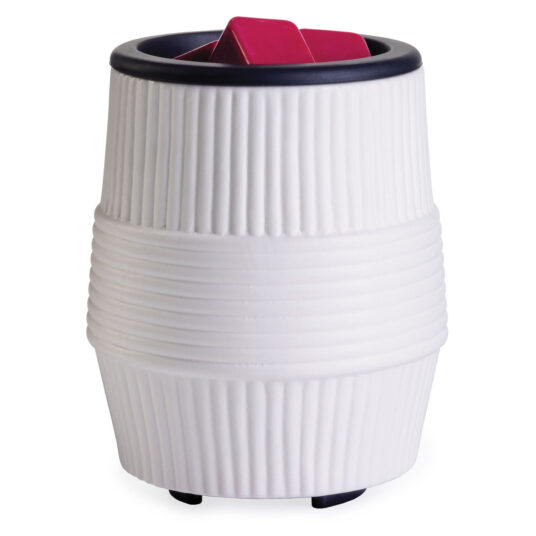 Flip Dish Wax Warmer - Porcelain Ridges