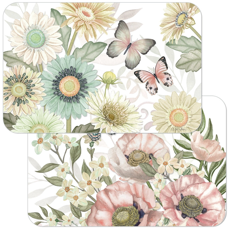 Boho Butterfly Reversible Plastic Placemat