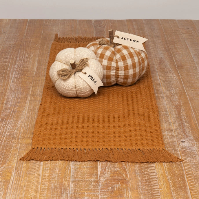 Woven Rust Table Runner