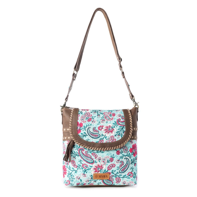 Myra Bag® Lagoon Lily Upcycled Canvas Bag