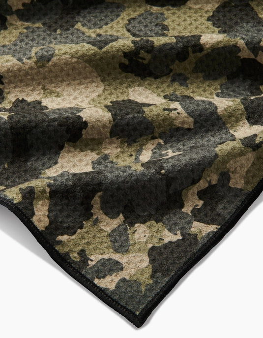 Geometry Dog Towel - Camo