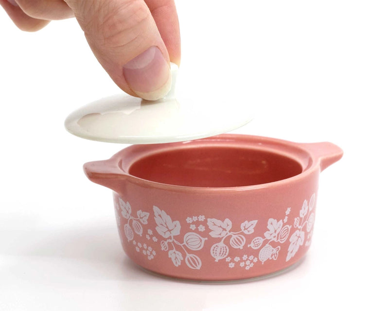Pyrex Inspired Gooseberry Ceramic Trinket Box