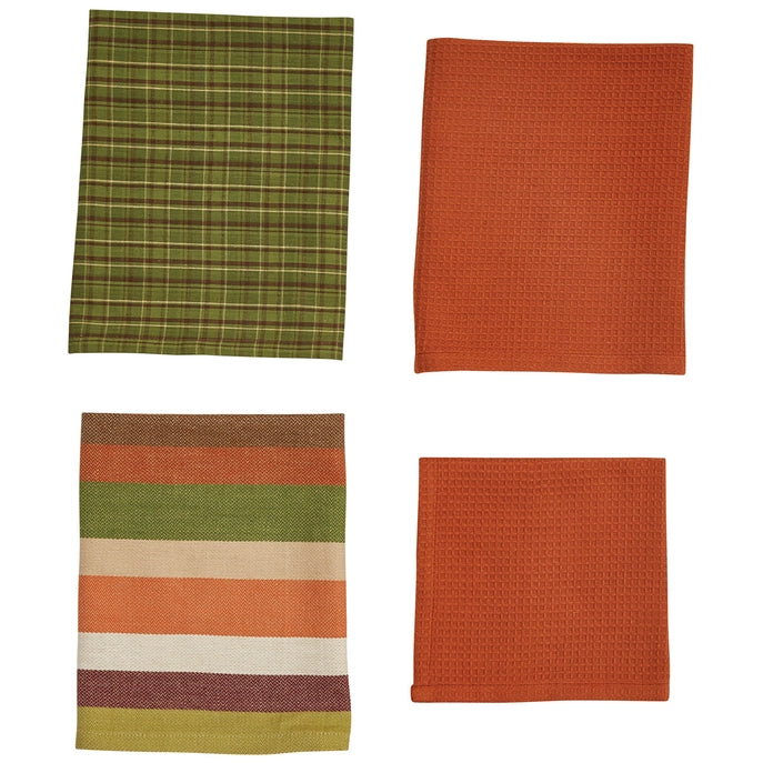 Fall Colors Dishtowel & Cloth Set