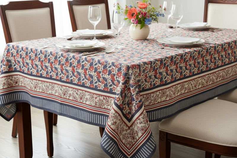 American Floral Tablecloth