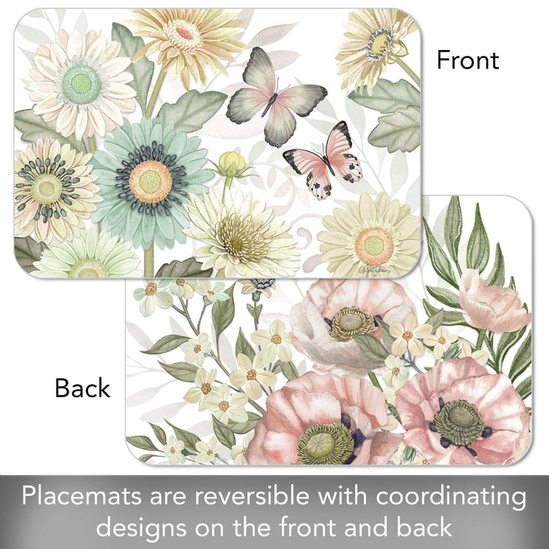 Boho Butterfly Reversible Plastic Placemat