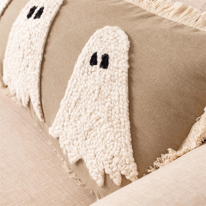 Hooked Ghosts Lumbar Pillow