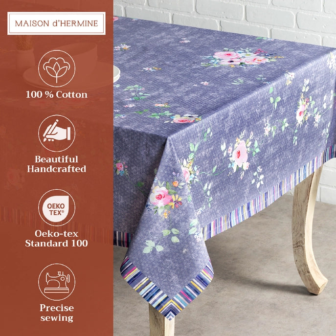 Tablecloth - Sweet Rose Lavender - Country Garden