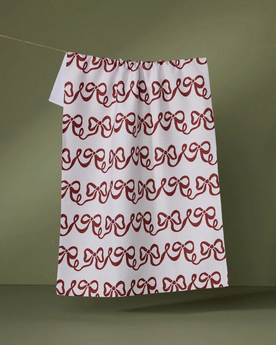 Geometry Tea Towel - Joyful Bows