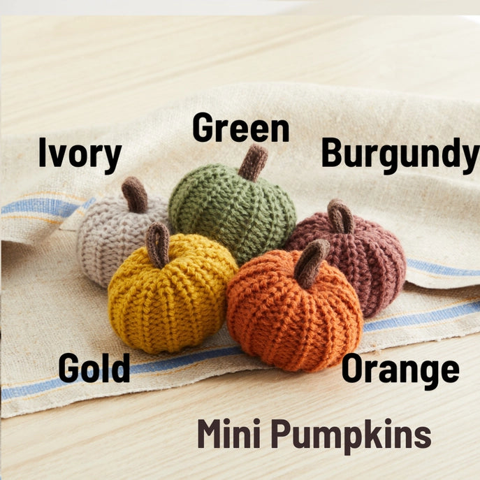 Mini Knit Pumpkin