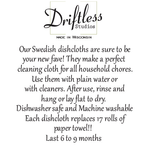 Spring Swedish Dishcloth