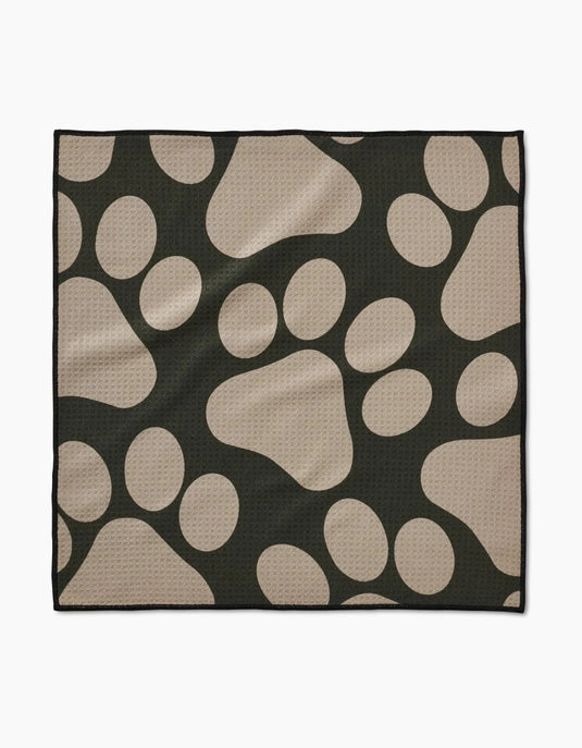 Geometry Paw Towel - Paw Prints