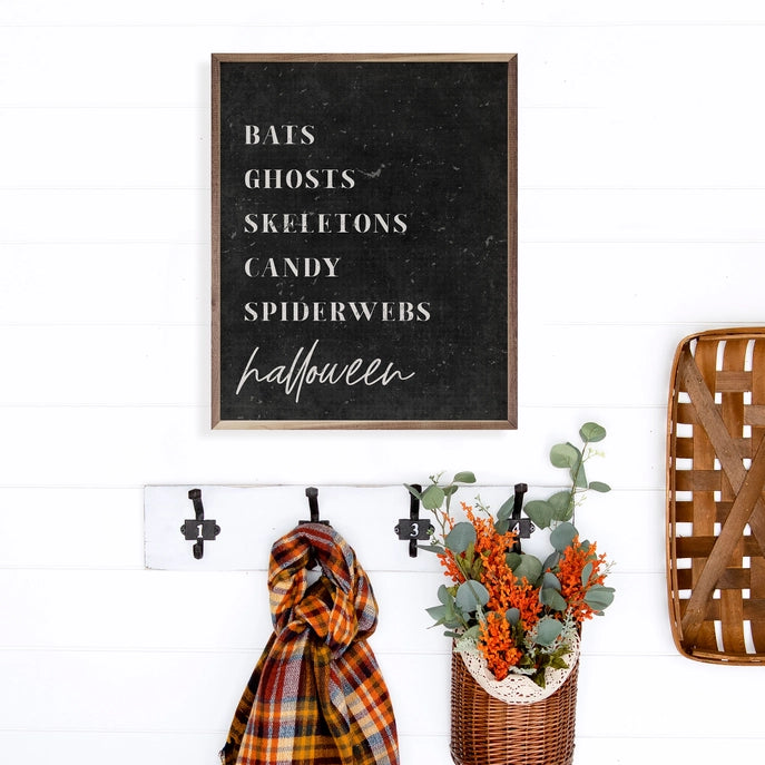 Halloween Traditions Framed Sign