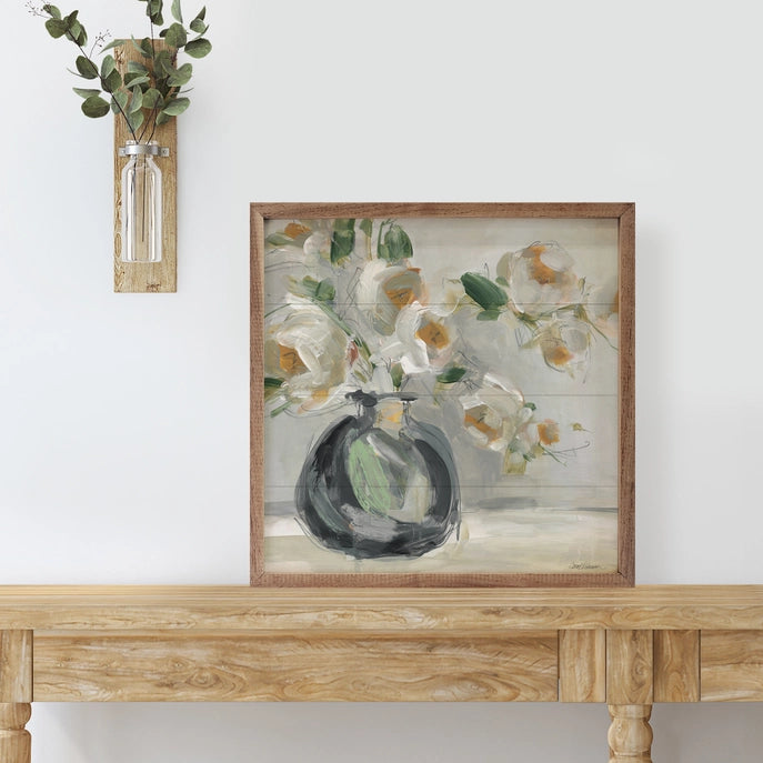 24X24 Floral Rhapsody 2 Framed Wall Decor