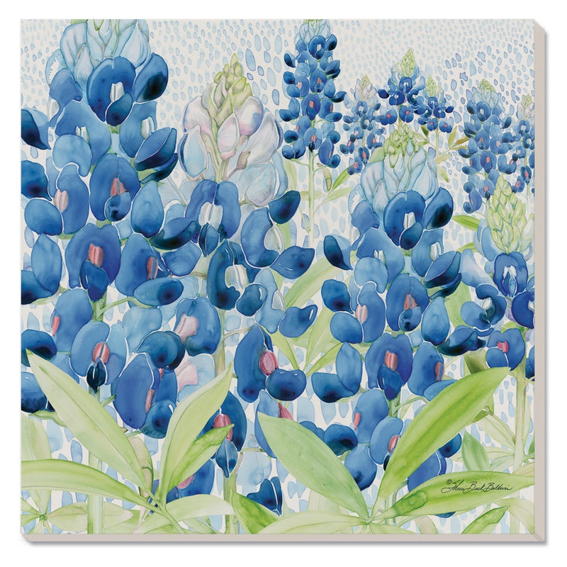 Ceramic Stone Trivet - Blue Bonnet Field
