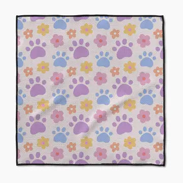 Geometry Paw Towel - Paws and Daisies