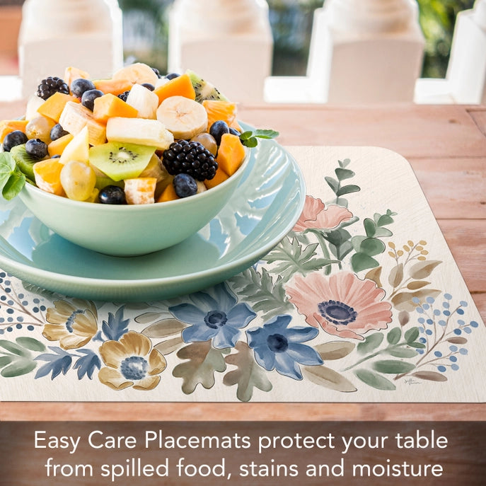 Botanical Blend Reversible Plastic Placemat