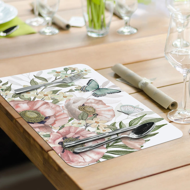 Boho Butterfly Reversible Plastic Placemat