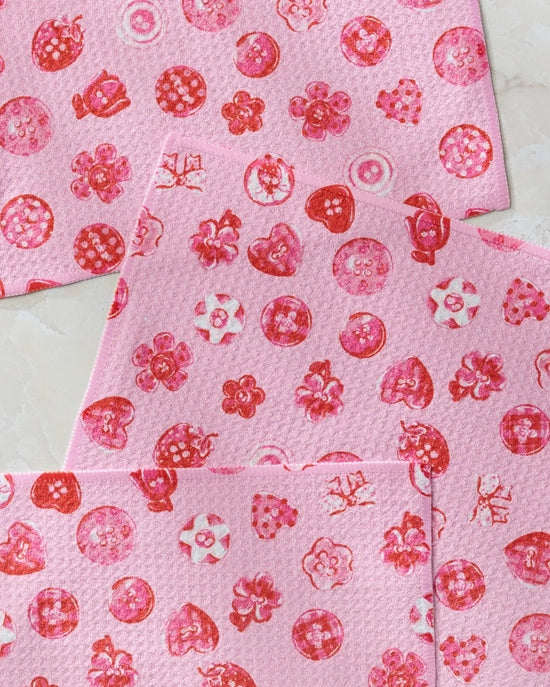 Geometry Dishcloth Set - Collecting Buttons