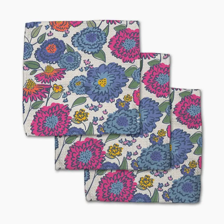 Geometry Dishcloth Set - Painterly Meadow