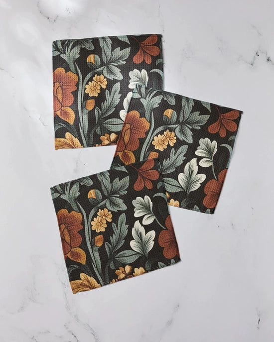 Geometry Dishcloth Set - Classic Floral