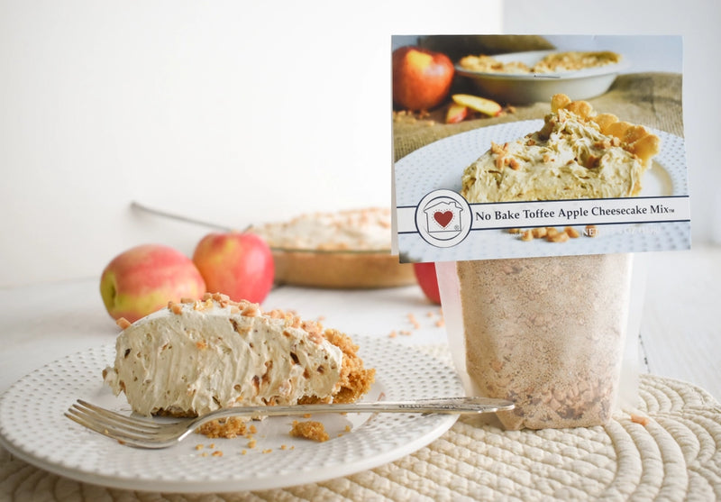 No Bake Toffee Apple Cheesecake Mix